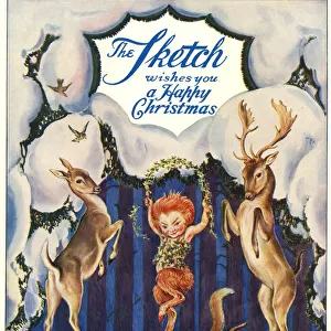 Cover design, The Sketch magazine, Christmas 1930