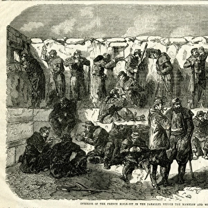 Crimean War, inside a French rifle pit