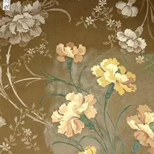 Design for Textile with flowers