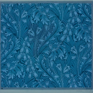 Design for Wallpaper with bluebells