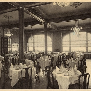 Dining Room of the Savoy Hotel, Knokke Le Zoute, Belgium