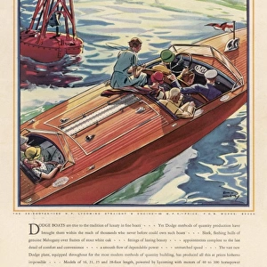 Dodge Boat Advert / 1930