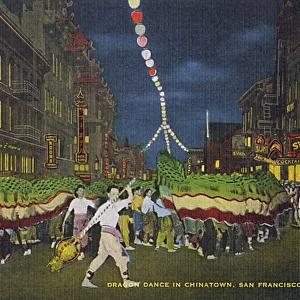 Dragon Dance, Chinatown, San Francisco, California, USA