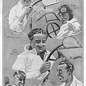Drivers & personalities in the Five Hundred Miles Race, 1929