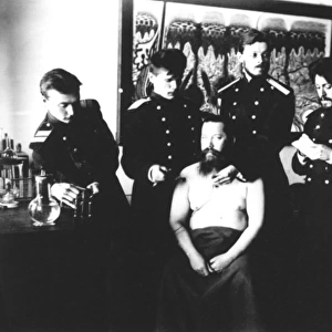 Electrical Skin treatment Demonstration, 1887