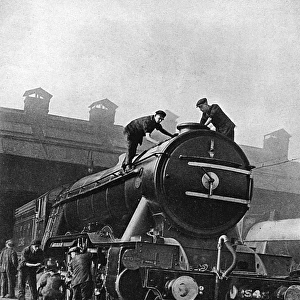 The Flying Scotsman cleaned