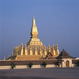 Golden Stupa, That Luang Wat, Vientiane, Laos