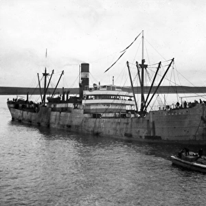 HMAS Zamora at Scapa Flow, Scotland, WW1