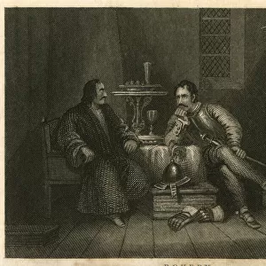 Illustration to Rokeby, narrative poem by Sir Walter Scott