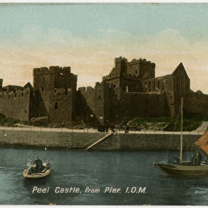 Isle of Man - Peel Castle ruins - Cathedral of St. German