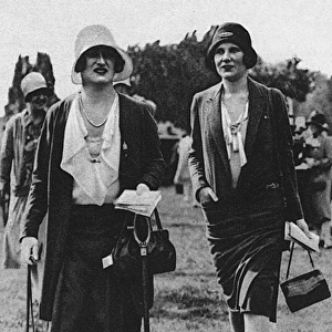 Lady Eveyln Beauchamp and the Countess of Carnarvon, 1929