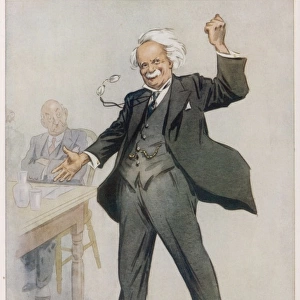Lloyd George in full oratorical blast