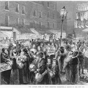The London poor at their Christmas shopping