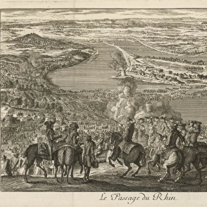 Louis XIV Crosses Rhine
