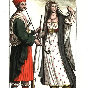 Man and woman of Albania