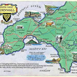 Map - South-west Cornwall