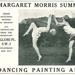 Margaret Morris Summer School Advertisement