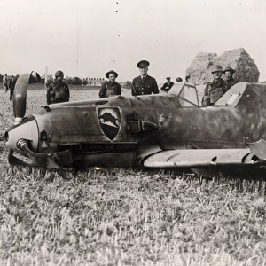Messerschmitt Bf109 shot down at Ramsgate, Kent
