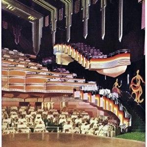 Mezzanine and theatre restaurant at the French Casino New Yo