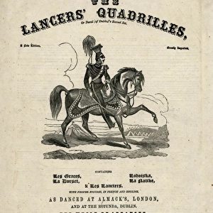 Music cover, The Lancers Quadrilles