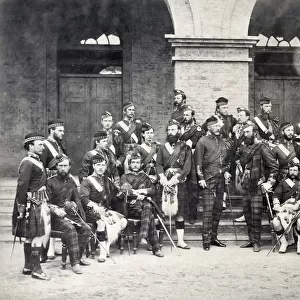 Officers 92nd Highlanders, Scottish army regiment, India 187