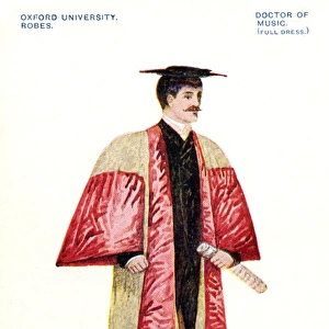 Oxford University robes: Doctor of Civil Law or Medicine