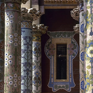 Palace of Catalan Music. Detail. Barcelona. Spain
