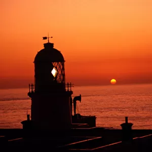 Pendeen Lighthouse, Cornwall - Sunset