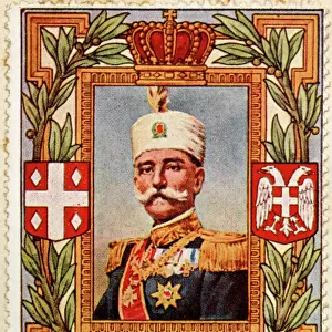 Peter I King of Serbia / Stamp