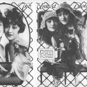 Photos of the Dolly Sisters c. 1916 Date: 1916