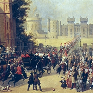 PINGRET, Edouard (1788-1875). Arrival of king Louis-Philippe