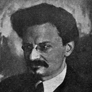 Portrait photograph of Leon Trotsky