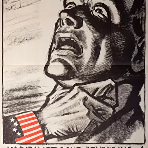 Poster against American capitalism