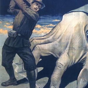 Poster, Italian liberation, Piave, Italy, WW1