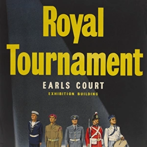 Poster of mixed units for the Royal Tournament 1956