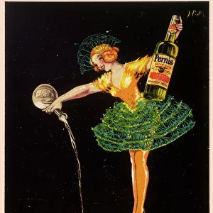 poster for Pernis, Super Anis (a beverage made, and tasting, of aniseed) Date: 1923