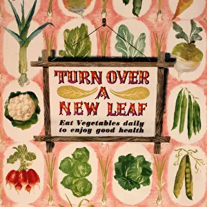 Poster, Turn Over a New Leaf