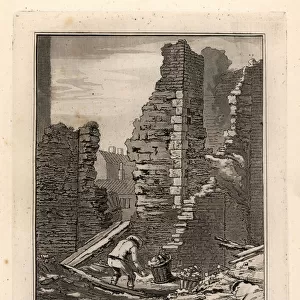 Ruins of the Roman London Wall
