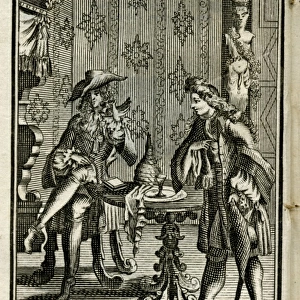 Scene from Molieres play, Le Misanthrope