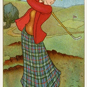 Scottish lady golfer