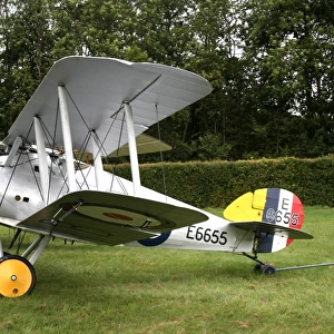 Sopwith 7F1 Snipe (side view, parked) with RAF RE 8 - P