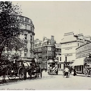 South Kensington Underground Station, street view
