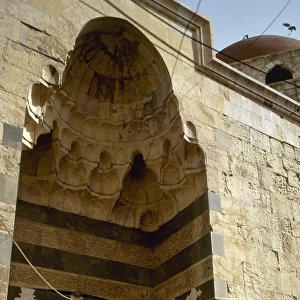 Syria. Damascus. Zahirie Madrasa. Entrance. Detail