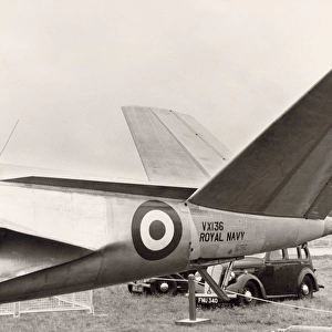 The tail of Supermarine 508, VX136