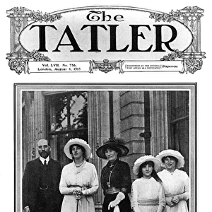 Tatler cover - Duke & Duchess of Buccleuch & daughters