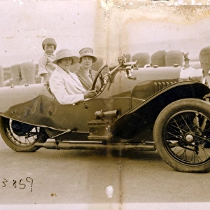 Three-wheeled Morgan Vintage Car, Margate, Kent