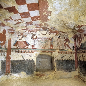 Tomb of the Lioness. Etruscan art