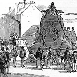 Transporting the Great Bell to St. Pauls Cathedral, 1882