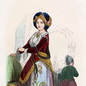 A Turkish noblewoman Date: circa 1840