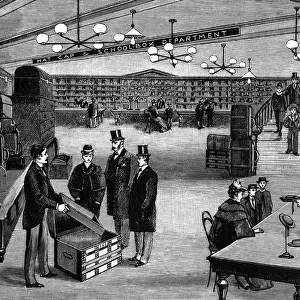View of first basement, Our Boys Clothing Company, Holborn